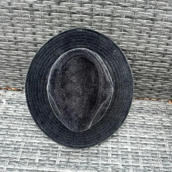 LL Canto Italian Designer Men’s Velvet Fedora Hat Grey - Picture 5 of 9